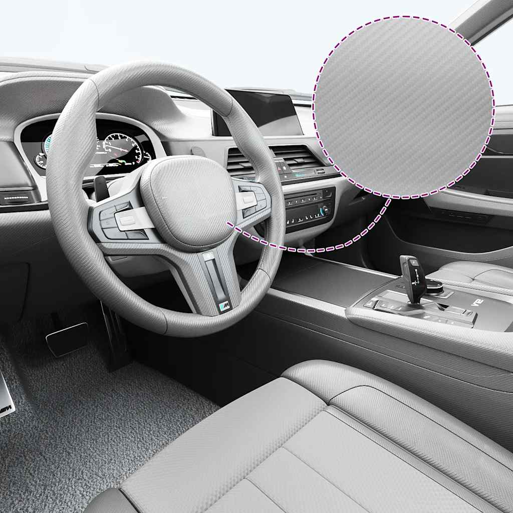 Fólia na automobily 2 ks 4D strieborná 100x150 cm+50x150 cm 210727