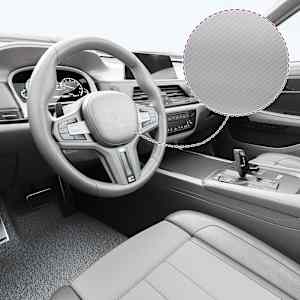 Folija za avto 2 kosa 4D srebrna 100x150 cm + 50x150 cm