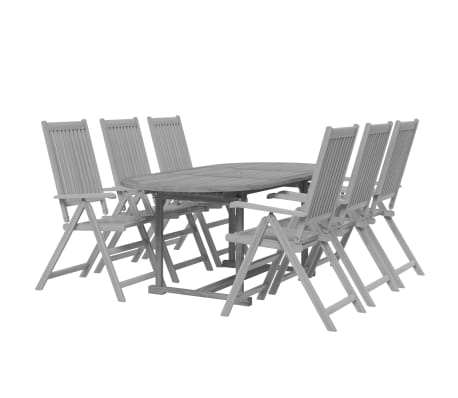 vidaXL 7-dielna z&aacute;hradn&aacute; jed&aacute;lensk&aacute; s&uacute;prava mas&iacute;vna ak&aacute;cia