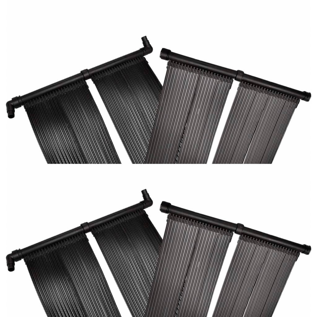 vidaXL Panou încălzitor solar pentru piscină, 4 buc., 80x620 cm