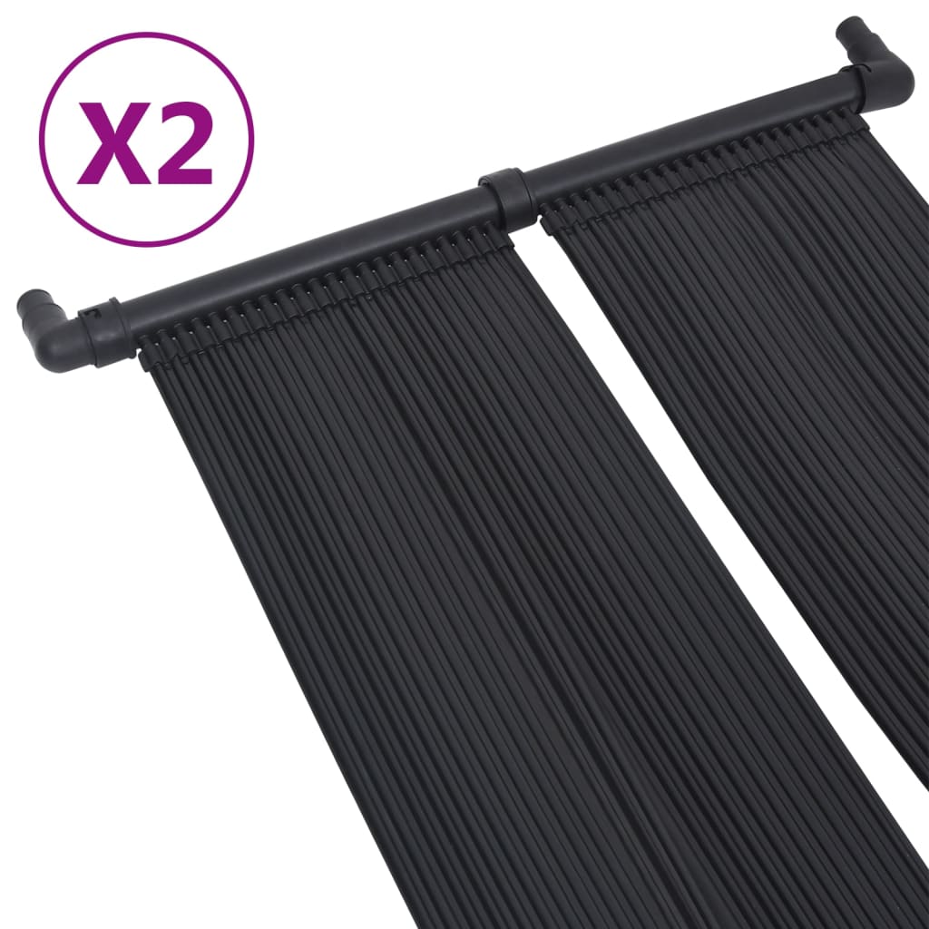 

vidaXL Solarverwarmingspanelen voor zwembad 2 st 80x310 cm
