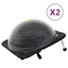 vidaXL basseini p&auml;ikesetoitel k&uuml;ttekehad, 75x75x36 cm, HDPE alumiinium