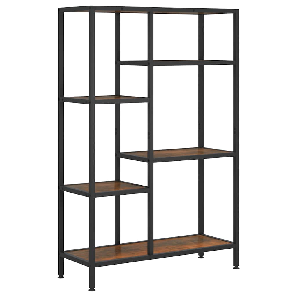 vidaXL Knihovna 80 x 30 x 120 cm ocel a kompozitní dřevo