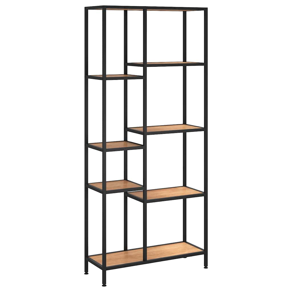 vidaXL Knihovna 80x30x180 cm ocel a kompozitní dřevo