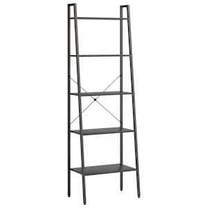 vidaXL 5-korruseline riiul, must, 56x35x174 cm