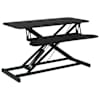 vidaXL reguleeritav t&ouml;&ouml;jaam, 90x40x(13-50) cm, teras ja tehispuit