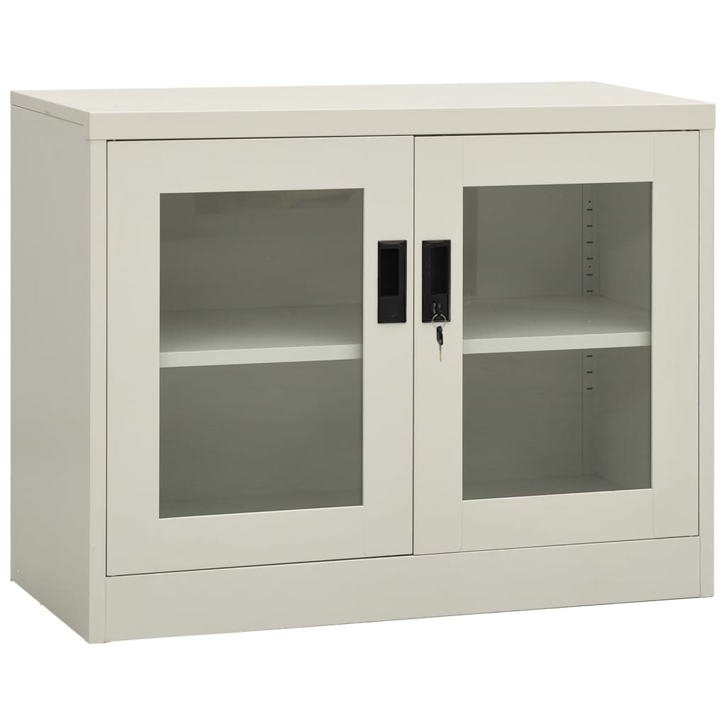 Filing Cabinet Storage Display Cabinet for Office Living Room Steel vidaXL - Picture 14 of 48