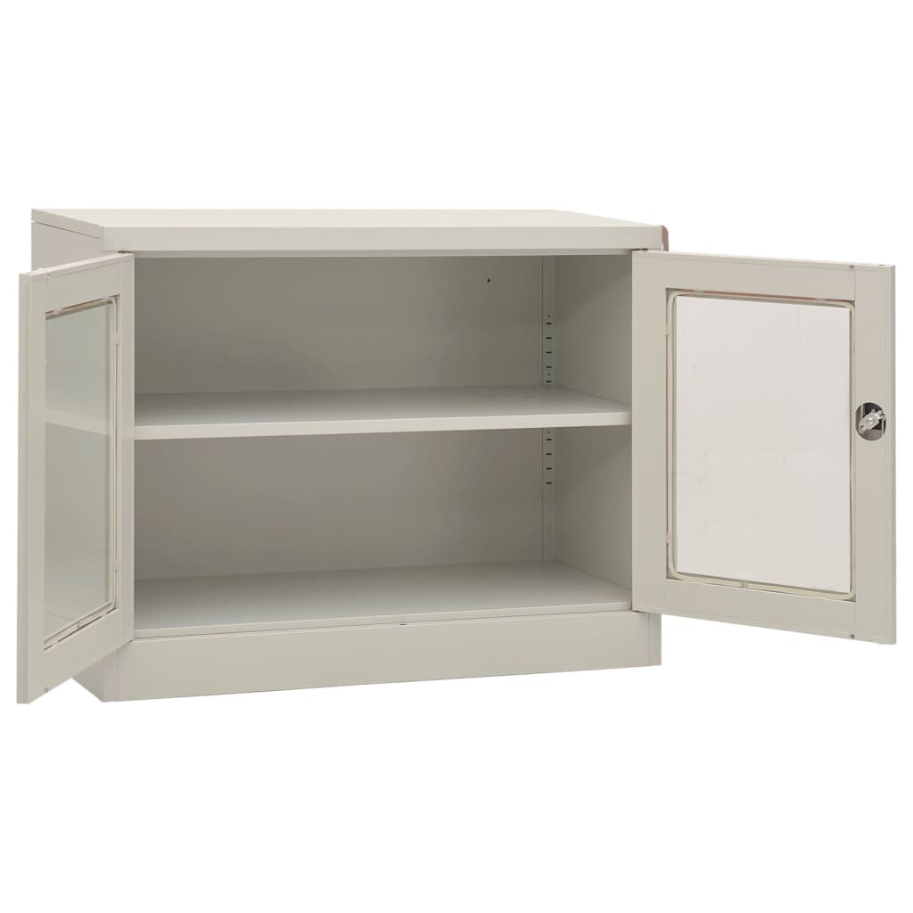 Filing Cabinet Storage Display Cabinet for Office Living Room Steel vidaXL - Picture 18 of 48