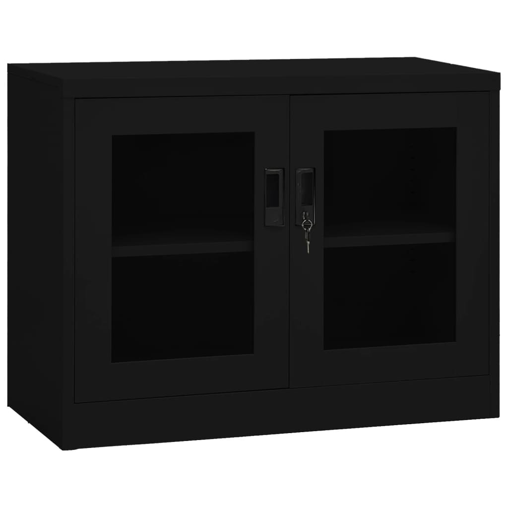 Filing Cabinet Storage Display Cabinet for Office Living Room Steel vidaXL - Picture 23 of 48