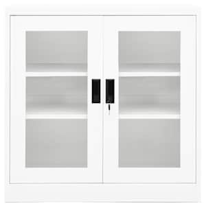 vidaXL Armoire de bureau Blanc 90x40x90 cm Acier