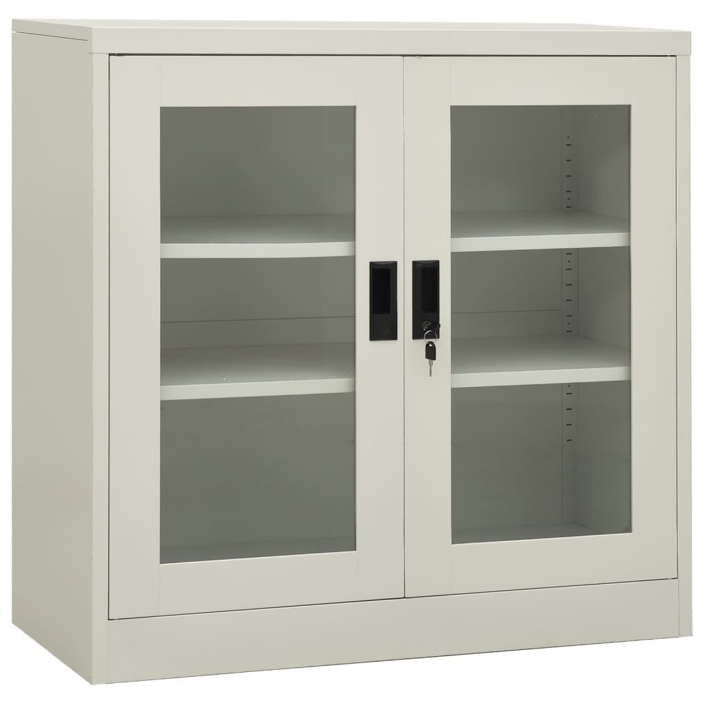 Filing Cabinet Storage Display Cabinet for Office Living Room Steel vidaXL - Picture 35 of 48