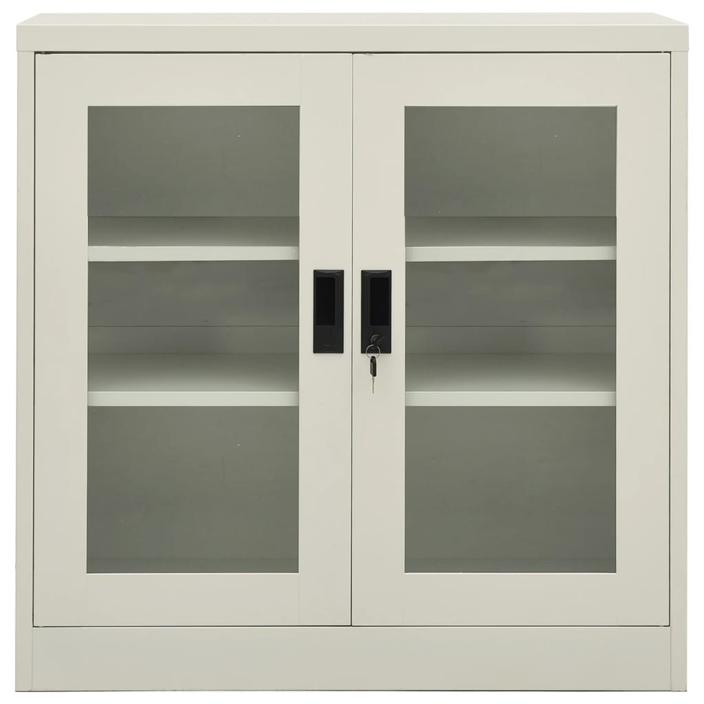Filing Cabinet Storage Display Cabinet for Office Living Room Steel vidaXL - Picture 34 of 48