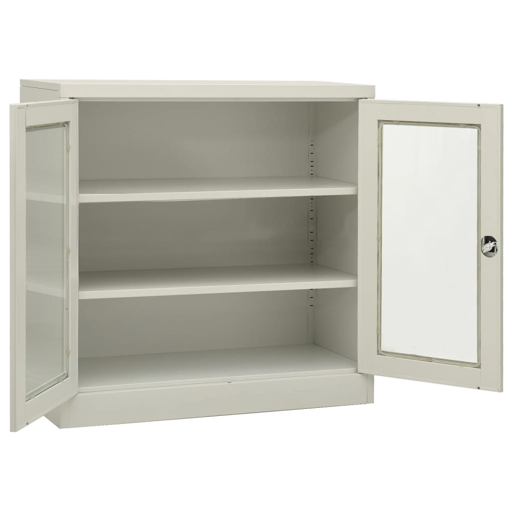 Filing Cabinet Storage Display Cabinet for Office Living Room Steel vidaXL - Picture 29 of 47