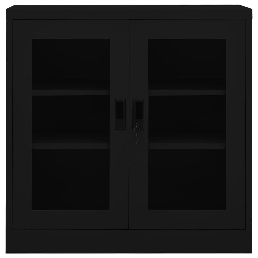 Filing Cabinet Storage Display Cabinet for Office Living Room Steel vidaXL - Picture 33 of 47