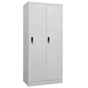 vidaXL garderoob, helehall, 80 x 50 x 180 cm, teras