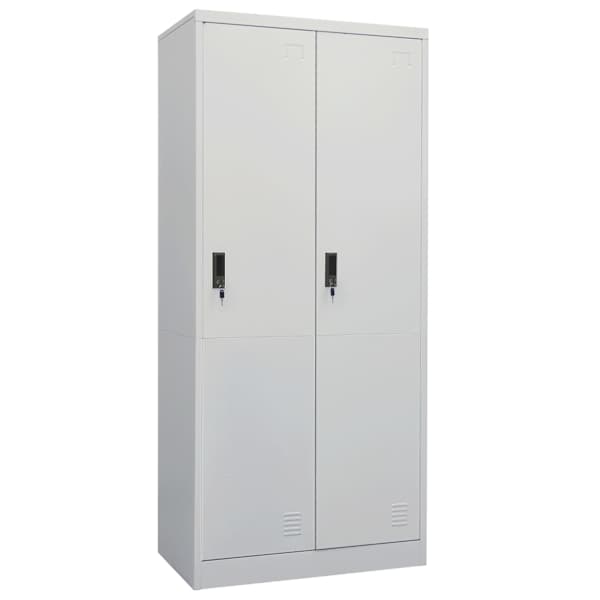 vidaXL garderoob, helehall, 80 x 50 x 180 cm, teras