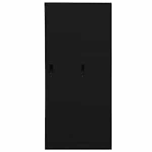 vidaXL Garde-robe Noir 80x50x180 cm Acier