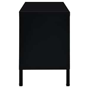 TV stolek černý 90 x 30 x 44 cm ocel a sklo - obrázek 4
