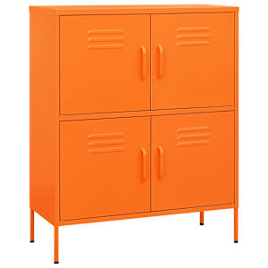 vidaXL hoiukapp, oranž, 80 x 35 x 101,5 cm, teras
