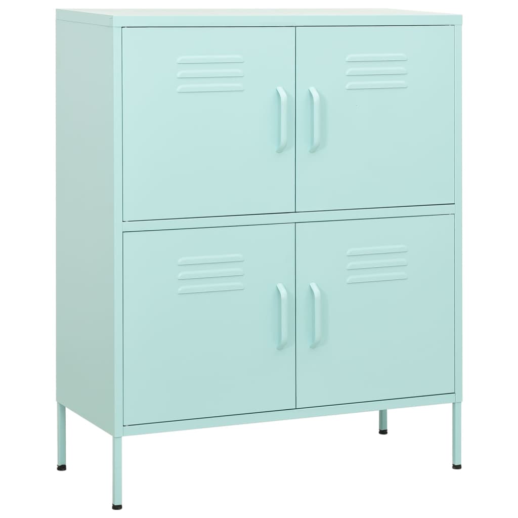 VidaXL Storage Cabinet Mint 80x35x101.5 Cm Steel