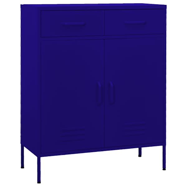 vidaXL hoiukapp, tumesinine, 80 x 35 x 101,5 cm, teras
