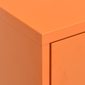 Úložná skříň oranžová 80 x 35 x 101,5 cm ocel - obrázek 8