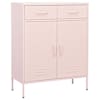 vidaXL hoiukapp, roosa, 80 x 35 x 101,5 cm, teras