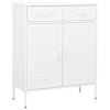 vidaXL hoiukapp, valge, 80 x 35 x 101,5 cm, teras