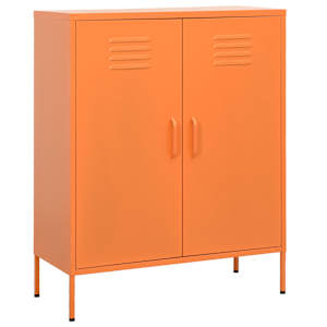 vidaXL hoiukapp, oranž, 80 x 35 x 101,5 cm, teras