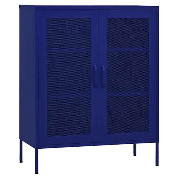 vidaXL hoiukapp, tumesinine, 80 x 35 x 101,5 cm, teras