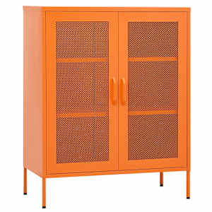 vidaXL hoiukapp, oranž, 80 x 35 x 101,5 cm, teras