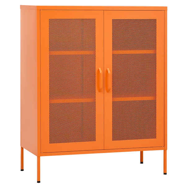 vidaXL hoiukapp, oranž, 80 x 35 x 101,5 cm, teras