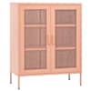 vidaXL hoiukapp, roosa, 80 x 35 x 101,5 cm, teras