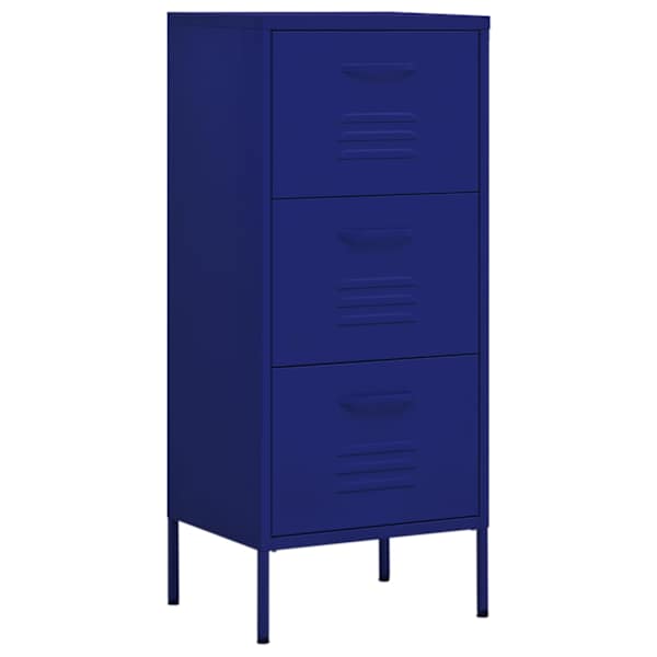vidaXL hoiukapp, tumesinine, 42,5 x 35 x 101,5 cm, teras