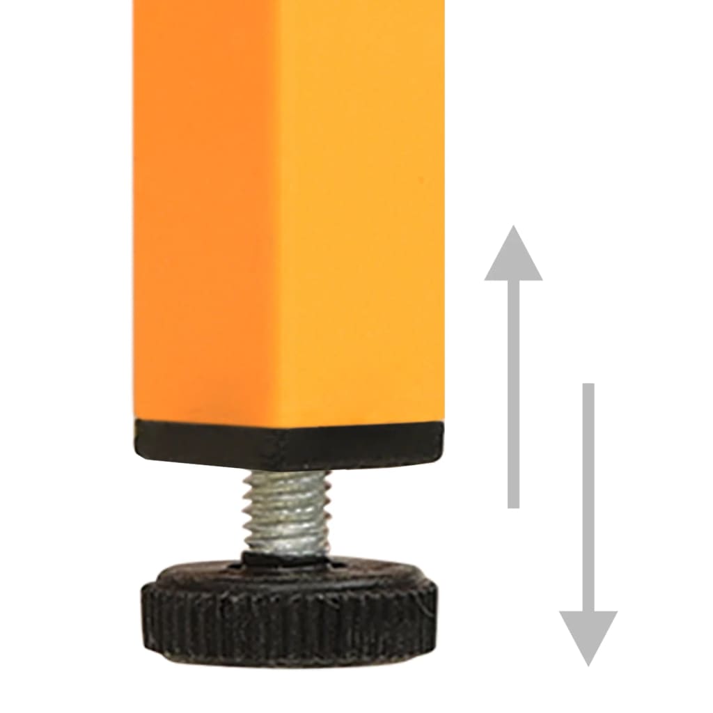 imagem de vidaXL Armário de arrumação aço 42,5x35x101,5 cm amarelo mostarda8
