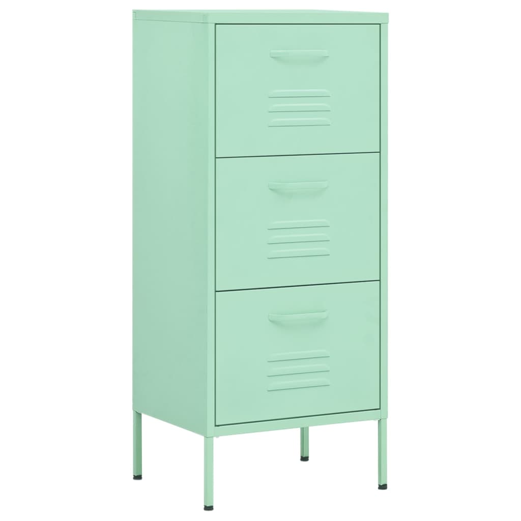 Image of vidaXL Storage Cabinet Mint 42.5x35x101.5 cm Steel