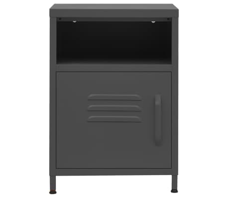 vidaXL Y&ouml;p&ouml;yt&auml; antrasiitti 35x35x51 cm ter&auml;s