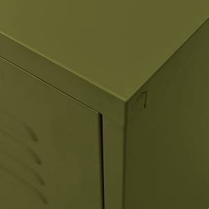 TV skříňka olivově zelená 105 x 35 x 50 cm ocel - obrázek 7
