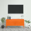  vidaXL narancssárga acél TV-szekrény 105 x 35 x 50 cm termék 2. képe