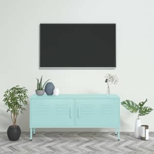 TV skříňka mátová 105 x 35 x 50 cm ocel - obrázek 1
