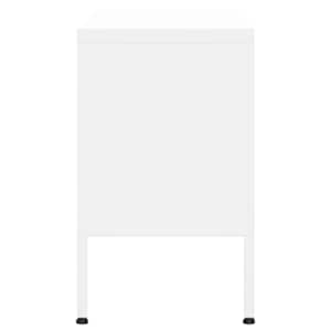 TV skříňka bílá 105 x 35 x 50 cm ocel - obrázek 4
