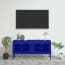  vidaXL tengerészkék acél TV-szekrény 105 x 35 x 50 cm termék 2. képe