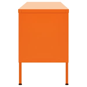 TV skříňka oranžová 105 x 35 x 50 cm ocel - obrázek 4