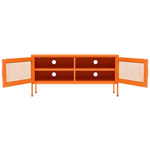 TV skříňka oranžová 105 x 35 x 50 cm ocel - obrázek 6