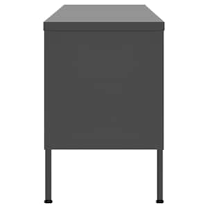 TV skříňka antracitová 105 x 35 x 50 cm ocel - obrázek 4