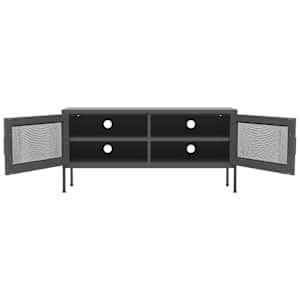 TV skříňka antracitová 105 x 35 x 50 cm ocel - obrázek 6