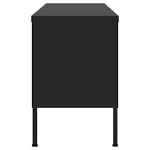 TV skříňka černá 105 x 35 x 50 cm ocel - obrázek 4
