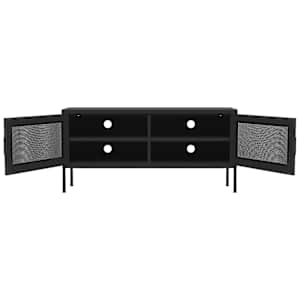 TV skříňka černá 105 x 35 x 50 cm ocel - obrázek 6