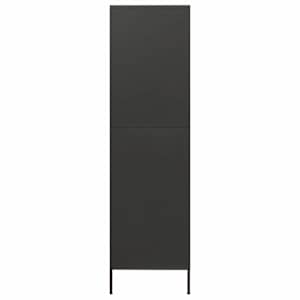 Šatní skříň antracitová 90 x 50 x 180 cm ocel - obrázek 4