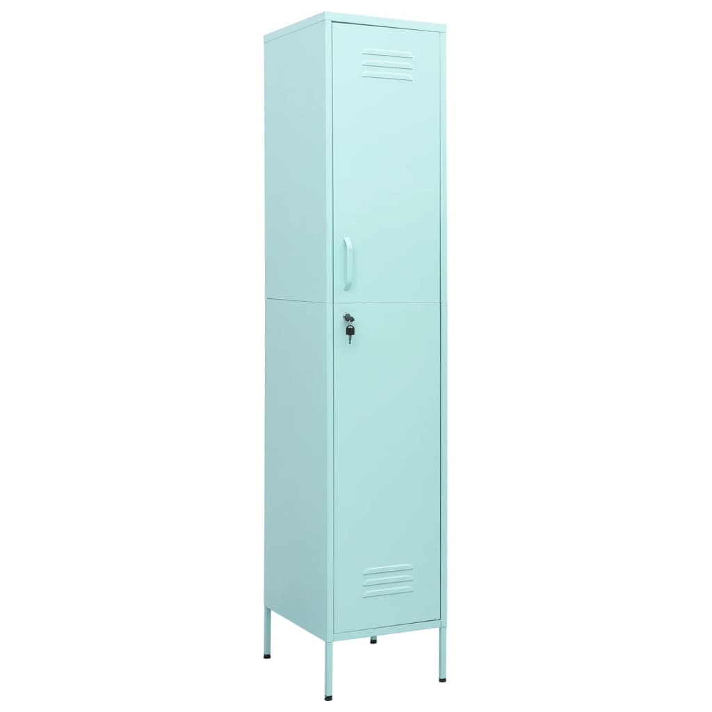 Image of vidaXL Locker Cabinet Mint 35x46x180 cm Steel